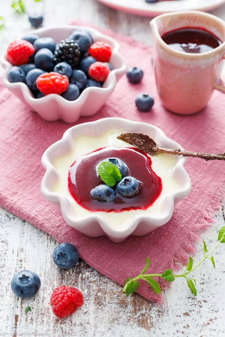 Einfaches Panna-Cotta-Raezept