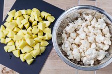 Blumenkohlauflauf mit Kartoffeln