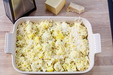 Blumenkohlauflauf mit Kartoffeln