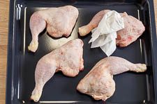 H&auml;hnchenschenkel im Backofen