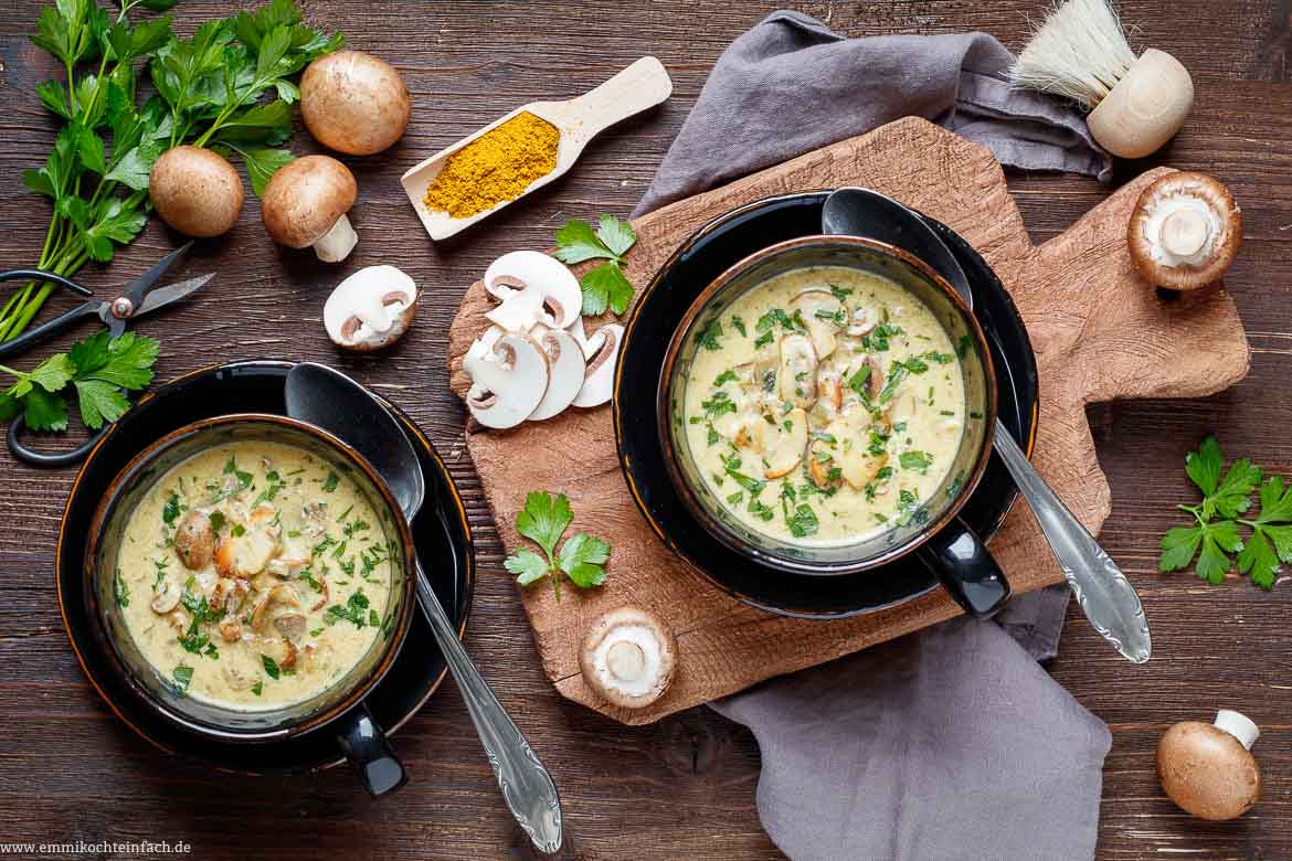 Pilzsuppe ganz einfach