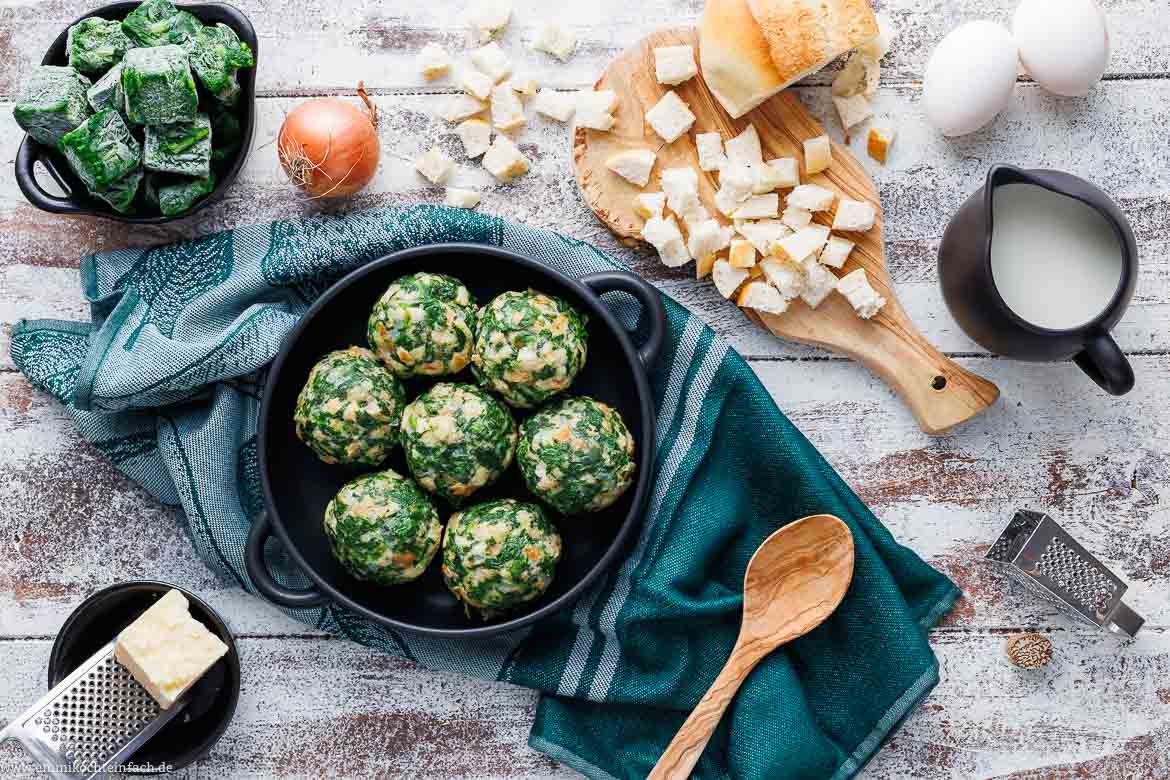 Spinatknödel selber machen