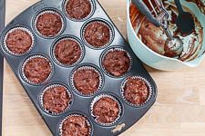 Schokomuffins backen