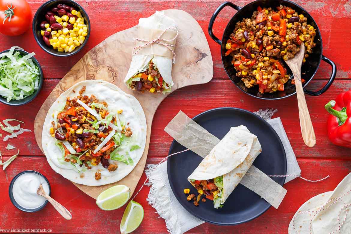 Rezept für Burritos