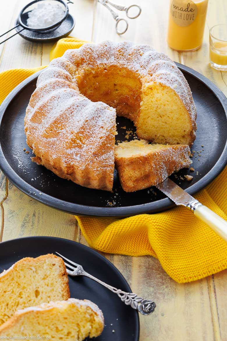 Eierlik&ouml;rkuchen Gugelhupf