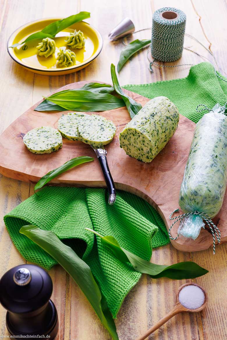 Zutaten f&uuml;r B&auml;rlauchbutter