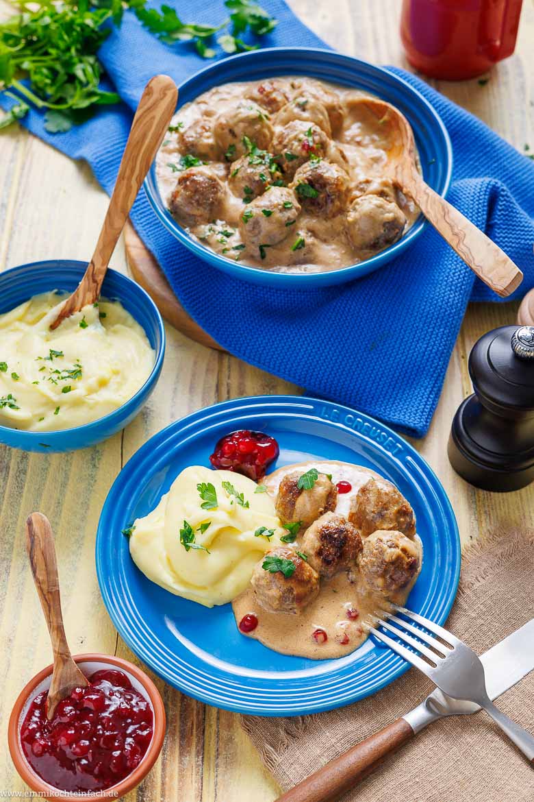 Einfaches Rezept f&uuml;r schwedische K&ouml;ttbullar
