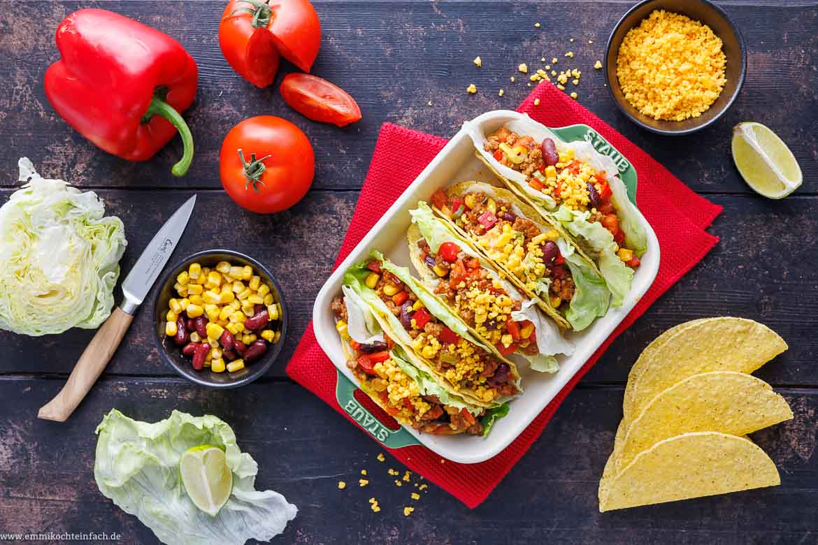 Tacos bringen Mexiko-Feeling auf den Tisch.