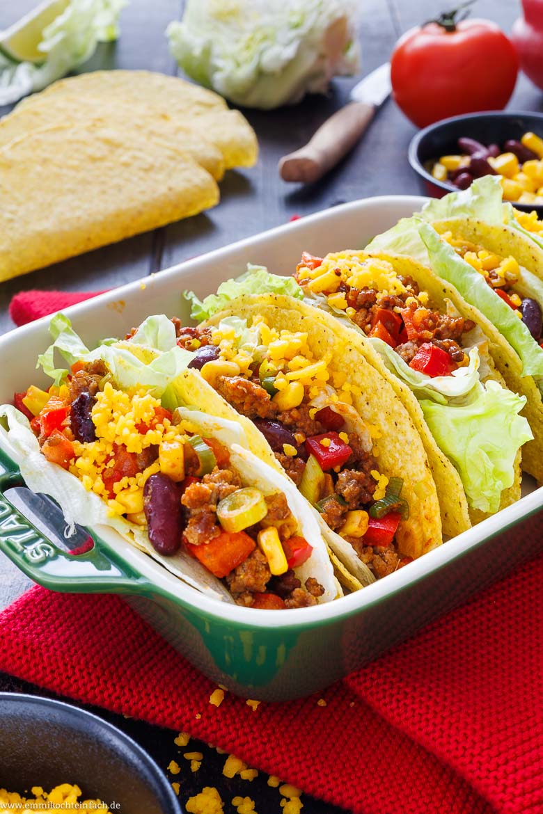 Tacos sind ein w&uuml;rziges Fingerfood.