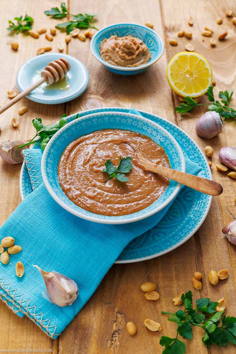Erdnusssauce selber machen: alle Geschmacksnoten in Balance