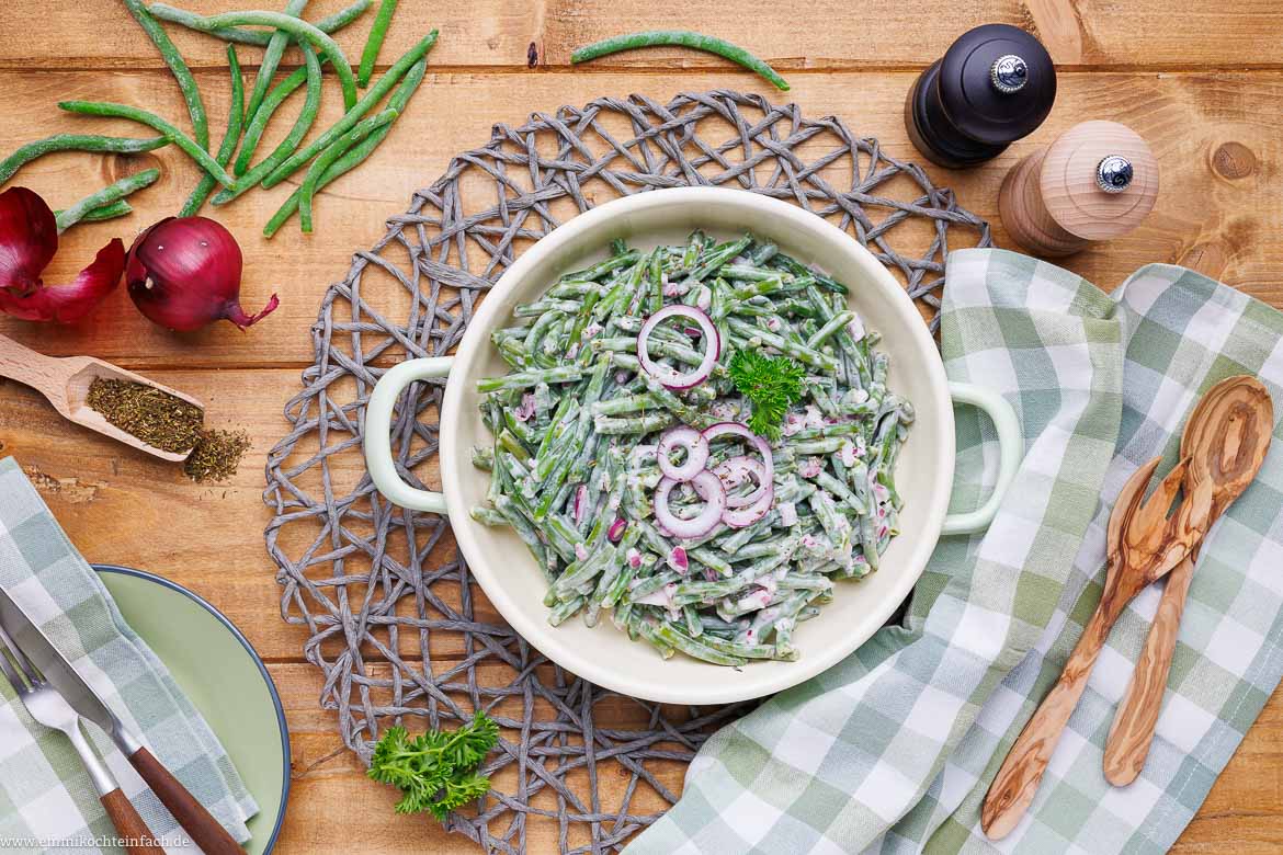 Bohnensalat Rezept mit grünen Bohnen