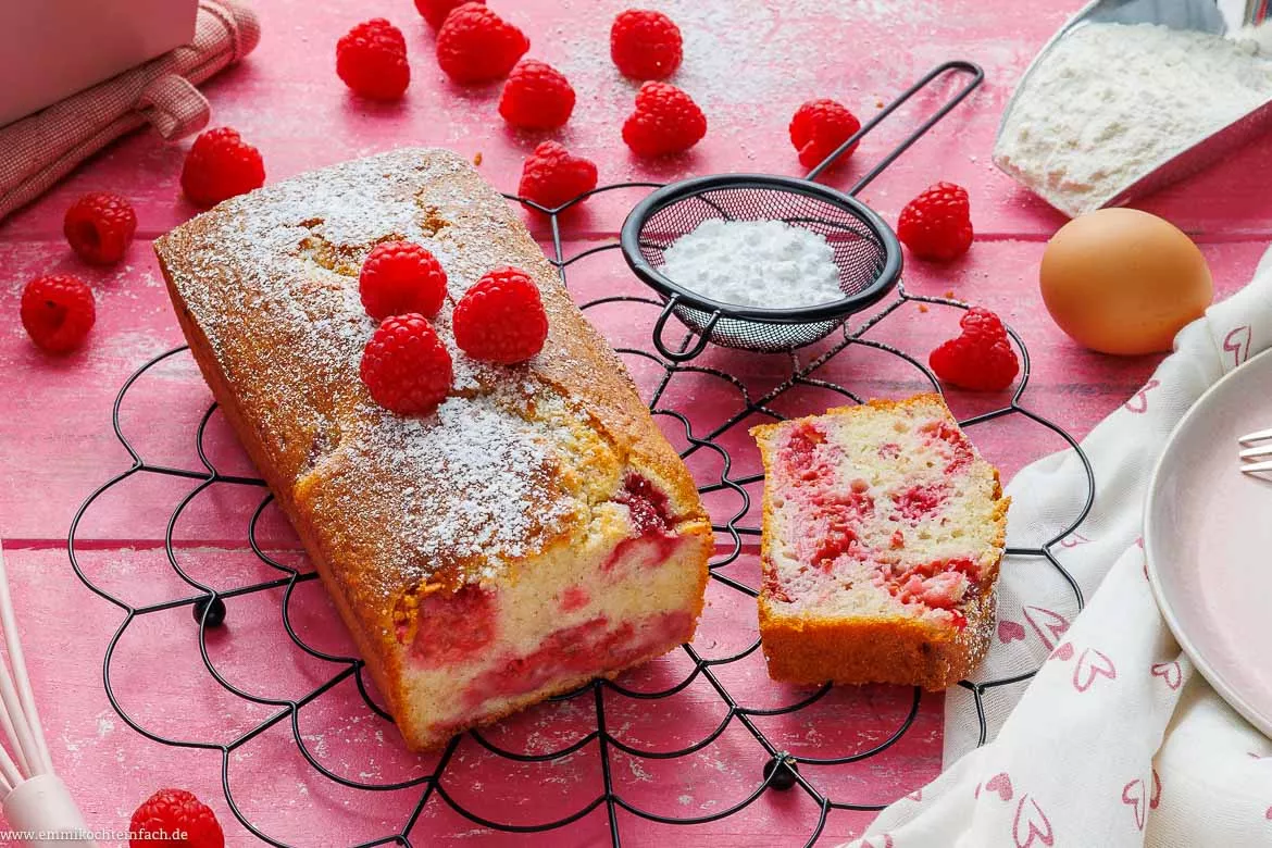 Himbeerkuchen Rezept - saftig lecker mit Joghurt