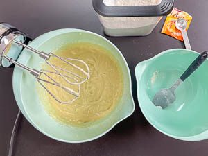 Rühteig für den Kuchen