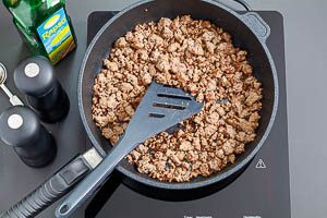 Hackfleisch scharf anbraten