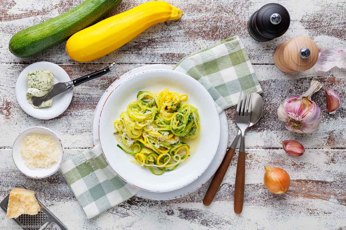 Zoodles Rezept - Zucchini-Nudeln