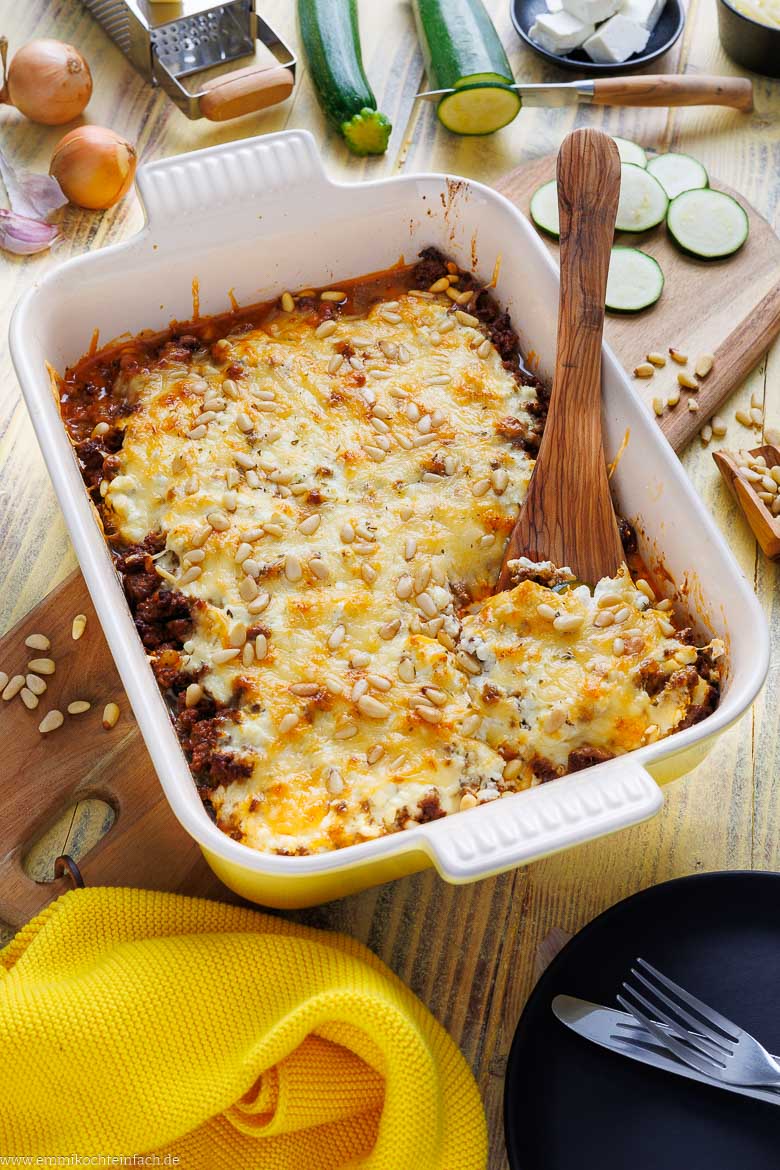 Zucchini Hackfleisch Auflauf Rezept
