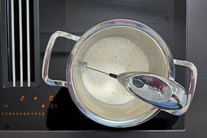 Hafermilch aufschäumen