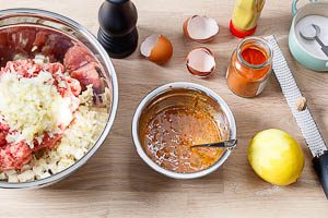 Gew&uuml;rze f&uuml;r den Hackbraten