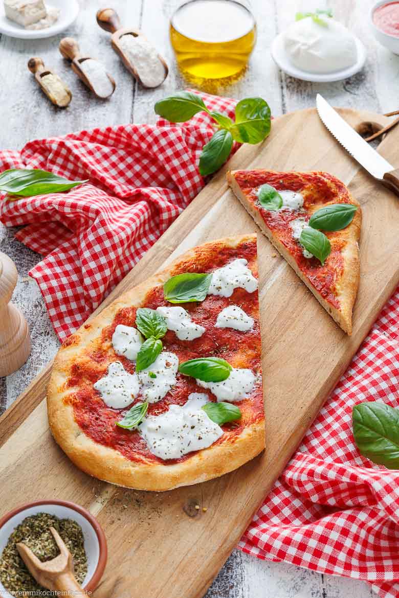 Italienisches Fladenbrot mit fluffigem Teig