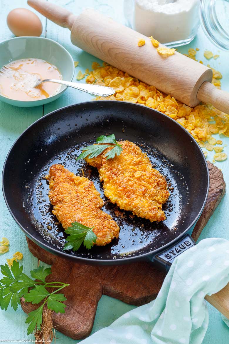 Hähnchenschnitzel, nur 5 Zutaten