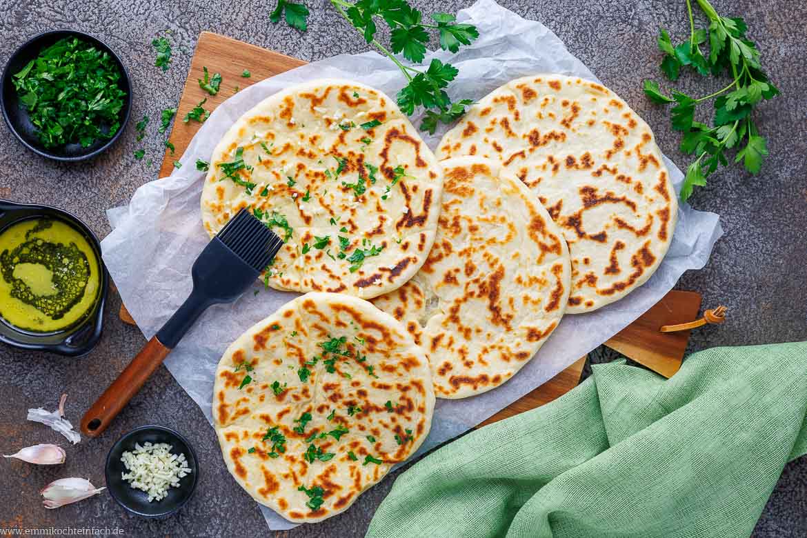 Rezept für Naan-Brot