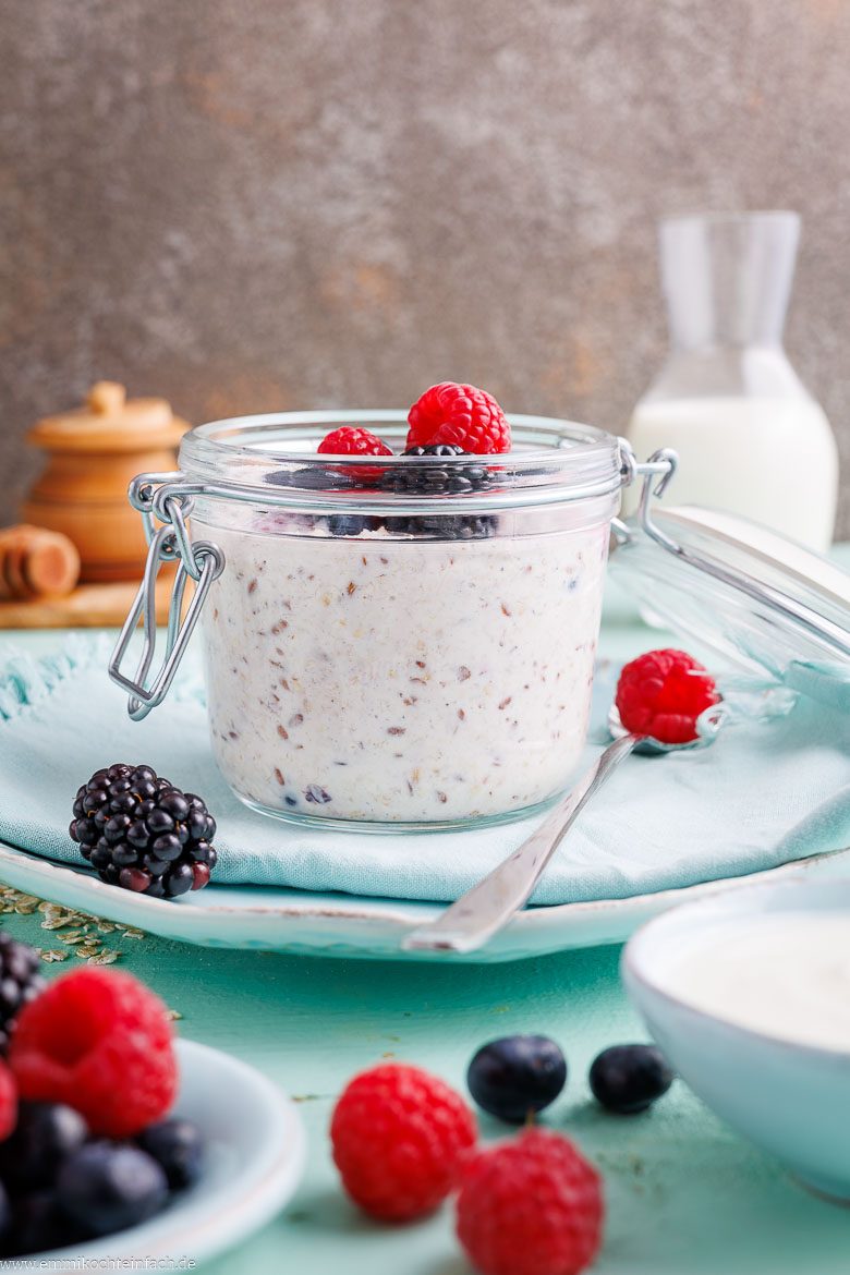 Overnight Oats im Einmachglas