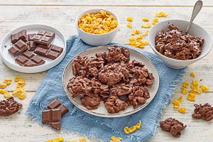 Fertig sind die Schoko Crossies zum Verschenken oder selber naschen.