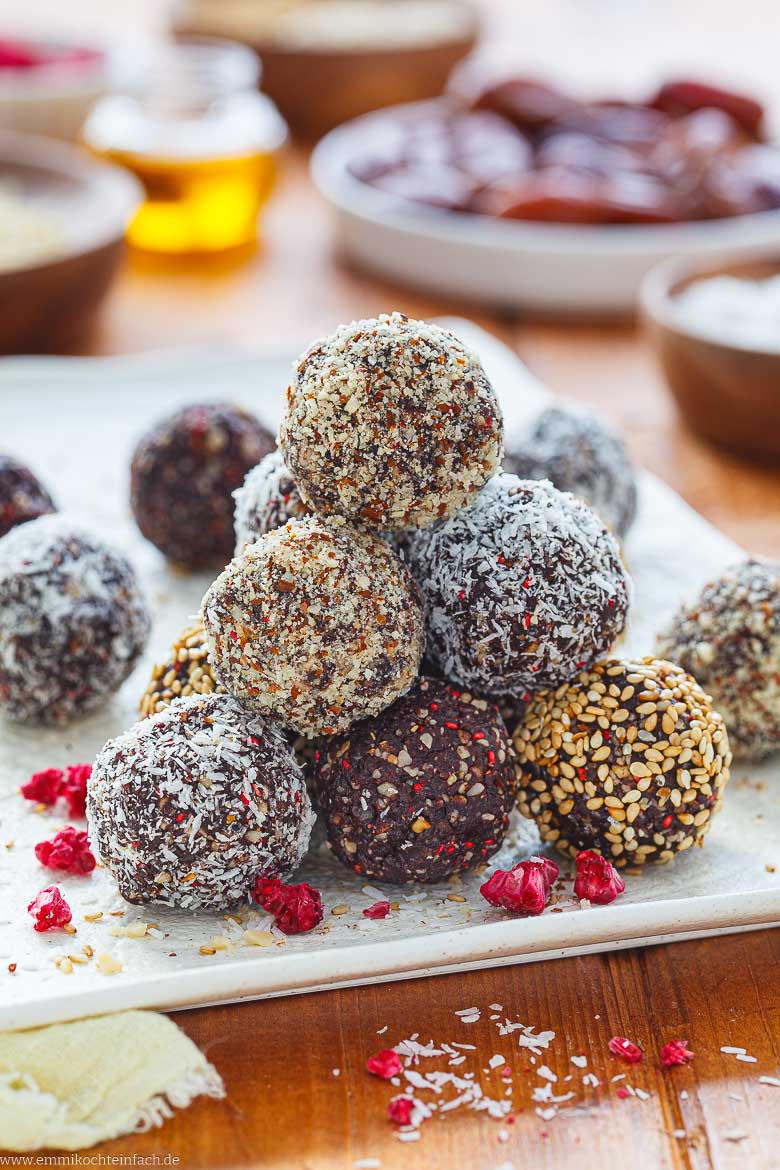 Einfaches Rezept f&uuml;r Energy Balls