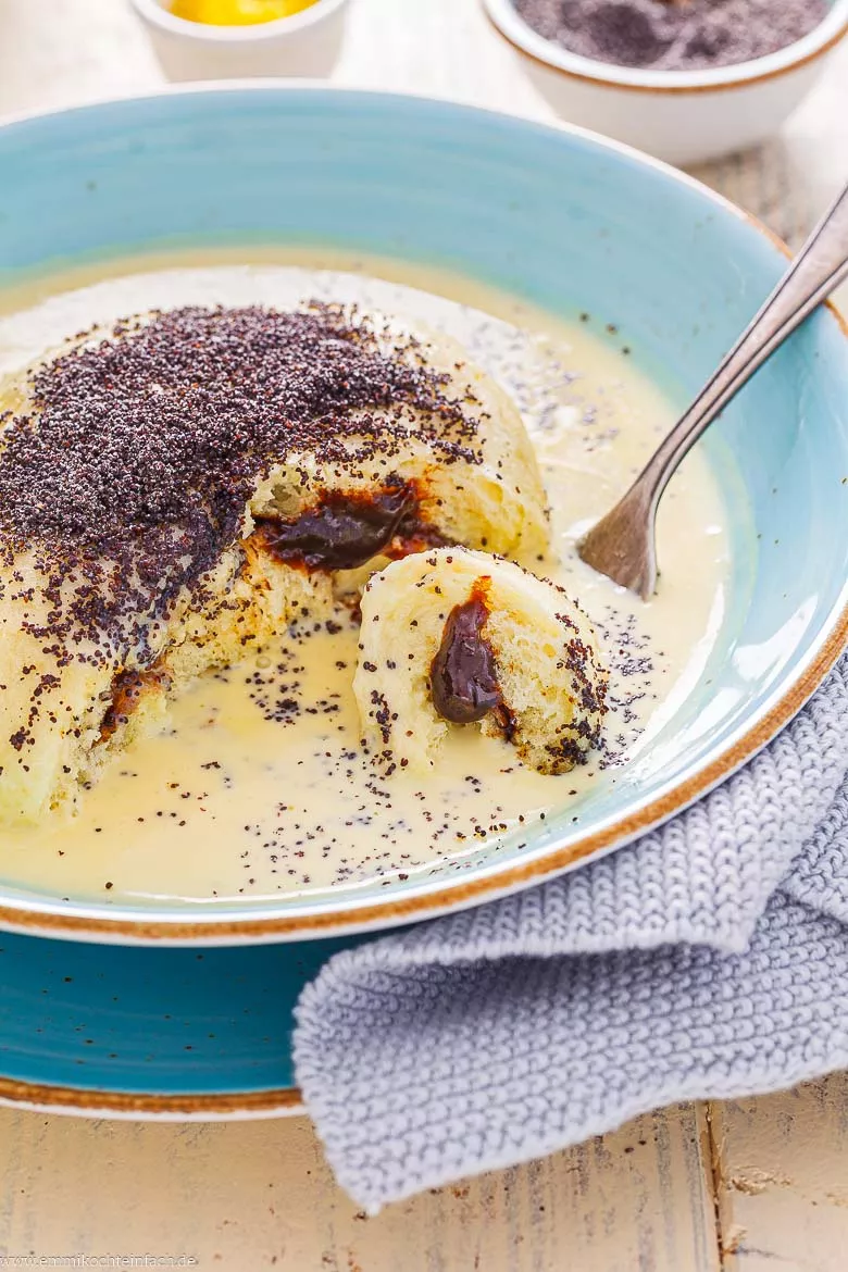 Germknödel selber machen.