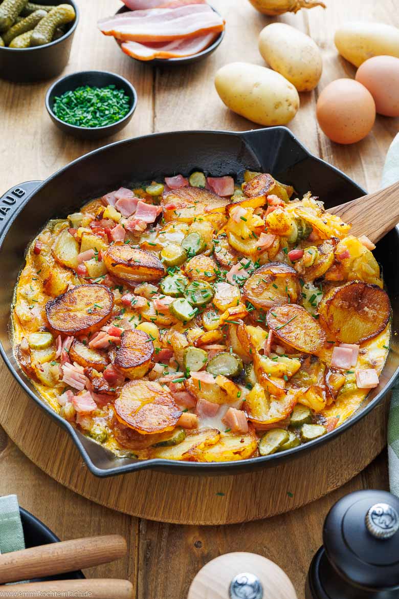 Bauernfr&uuml;hst&uuml;ck aus der Pfanne