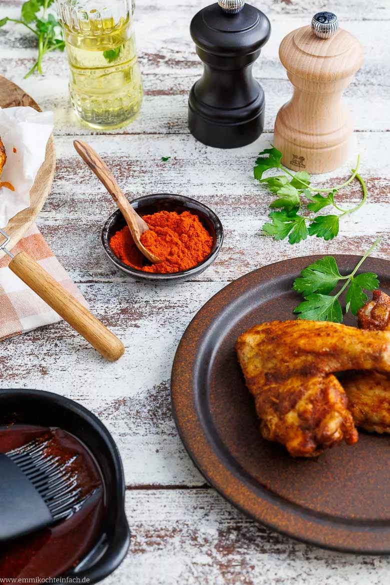 Nur wenige Zutaten f&uuml;r die Chicken Wings Marinade.