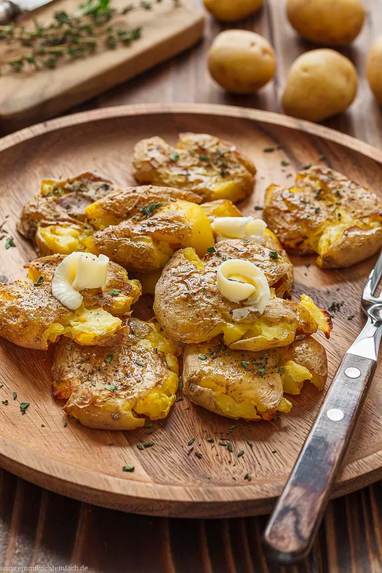 Quetschkartoffeln mit Butter
