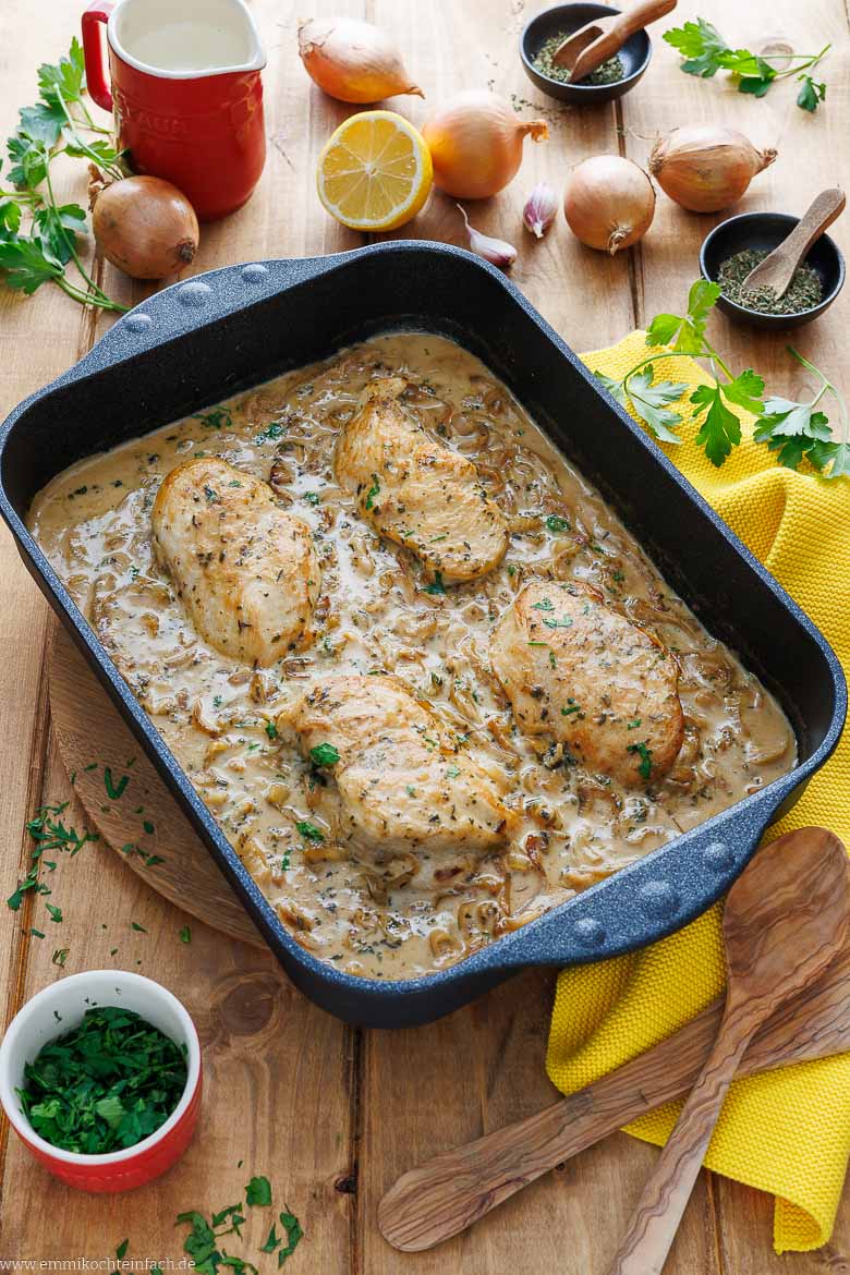 Leckere H&auml;hnchenbrustfilets aus dem Ofen