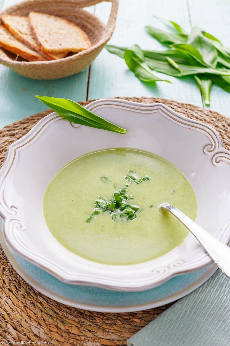 Perfekt für den Frühling: Einfache Bärlauchsuppe