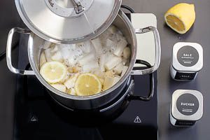 Spargel für Spargelauflauf kochen