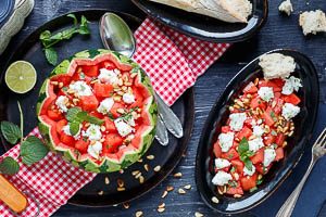 Viel Freude mit meinem Melonen-Feta-Salat!