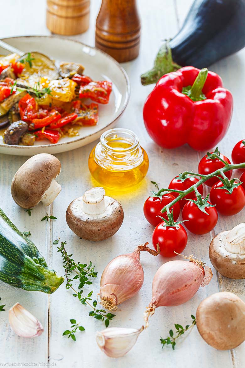 Zutaten f&uuml;r Antipasti