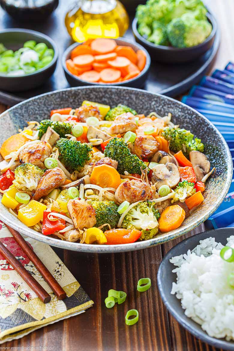 Chop Suey mit H&auml;hnchen