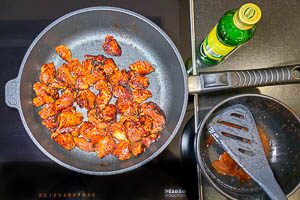 H&auml;hnchen in der Pfanne anbraten