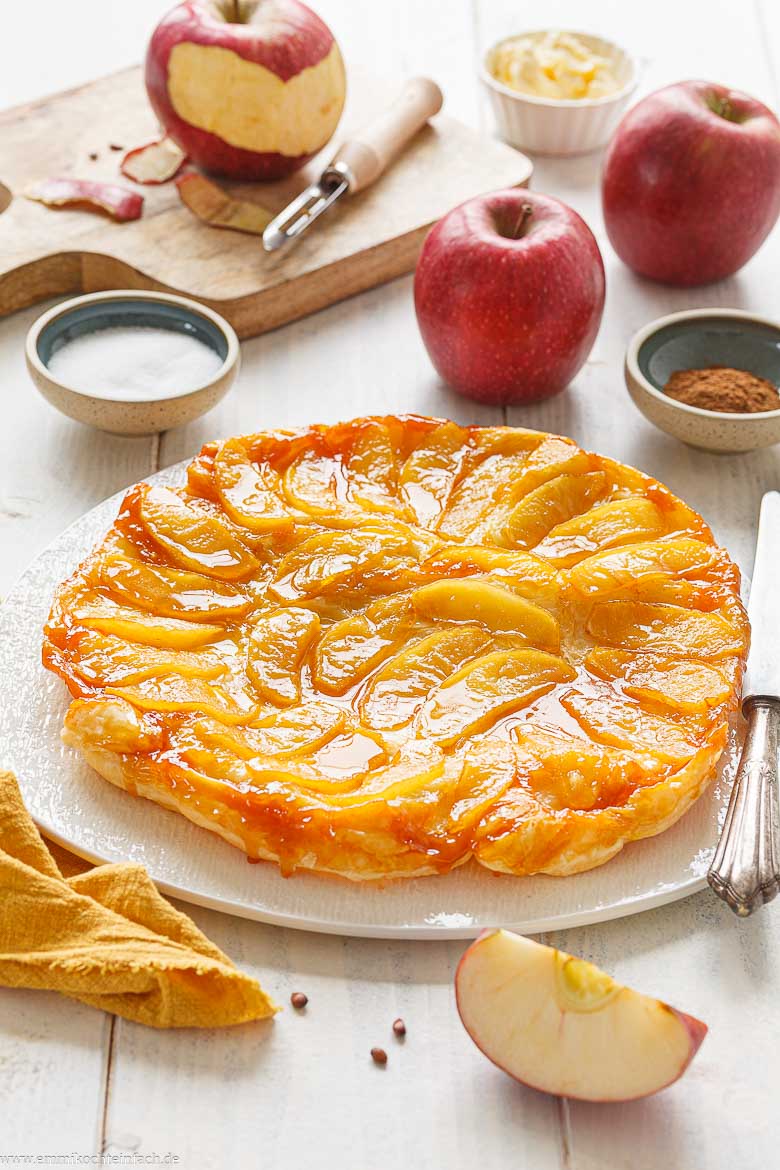 Dessert mit Apfel