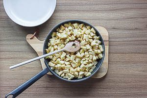 &Auml;pfel in der Pfanne