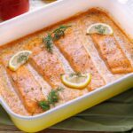 Rezept f&uuml;r Lachs-Sahne-Gratin