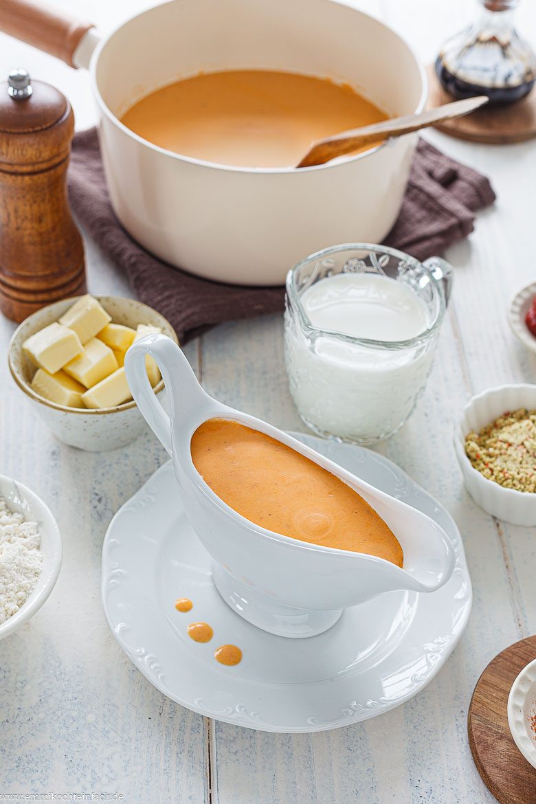 Rahmso&szlig;e Rezept mit Sahne
