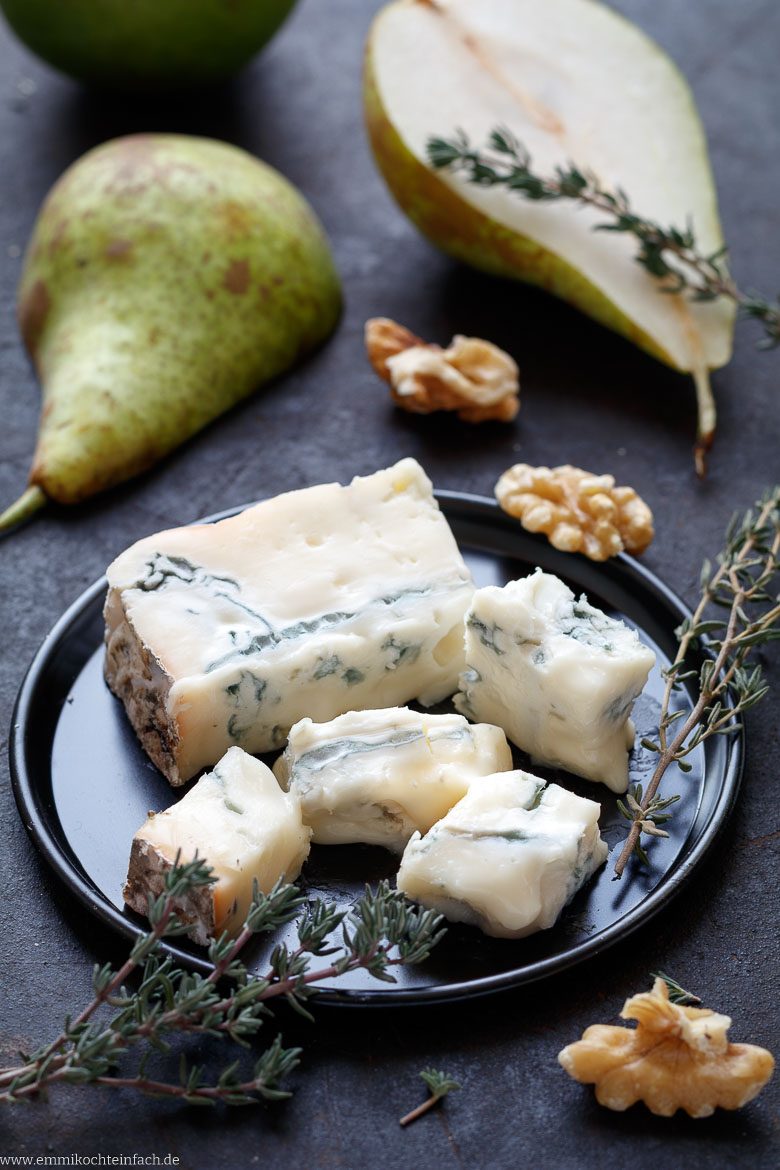 Zutaten für die Quiche mit Birnen und Gorgonzola