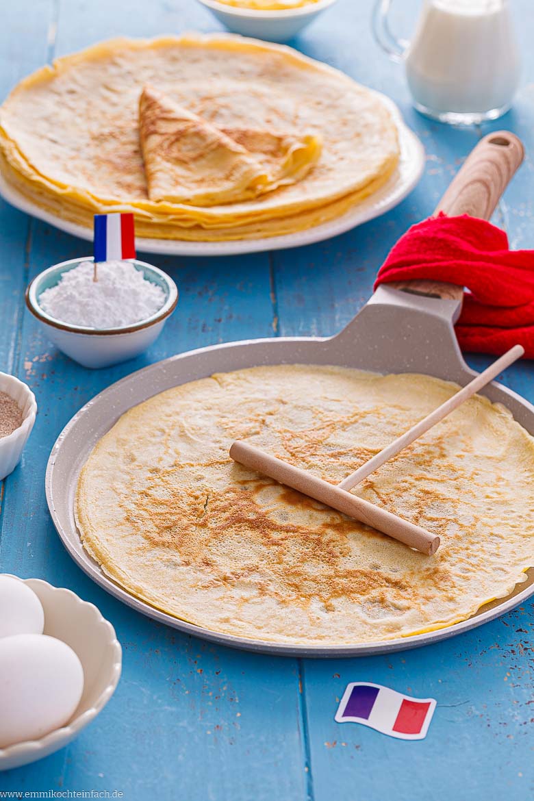 Grundrezept f&uuml;r franz&ouml;sische Cr&ecirc;pes