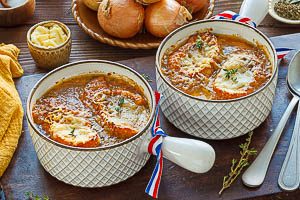 Fertig ist die Zwiebelsuppe!