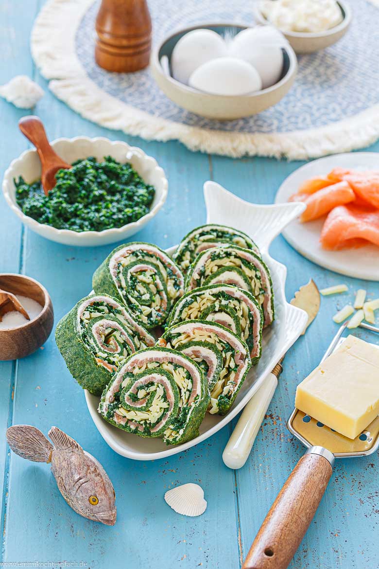 Lachsrolle mit Frischk&auml;se