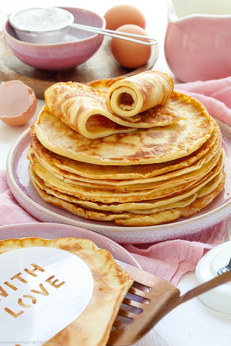 Pfannkuchen vorbereiten, aufbewahren und einfrieren