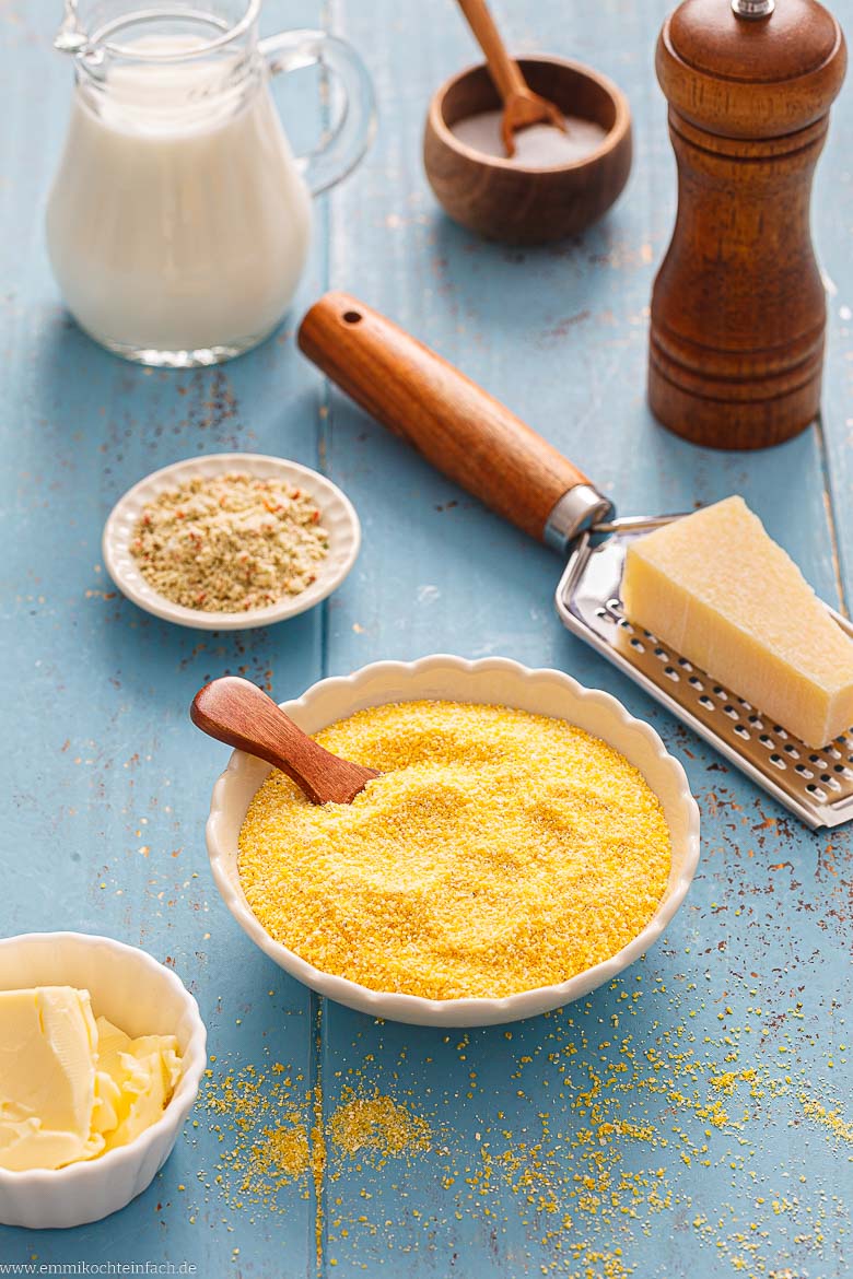 Zutaten für Polenta