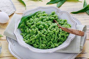 B&auml;rlauchsp&auml;tzle frisch servieren